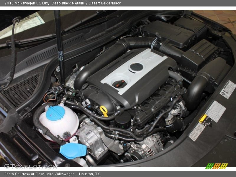 Deep Black Metallic / Desert Beige/Black 2013 Volkswagen CC Lux