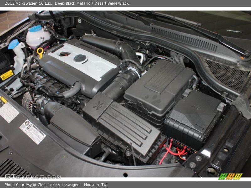 Deep Black Metallic / Desert Beige/Black 2013 Volkswagen CC Lux