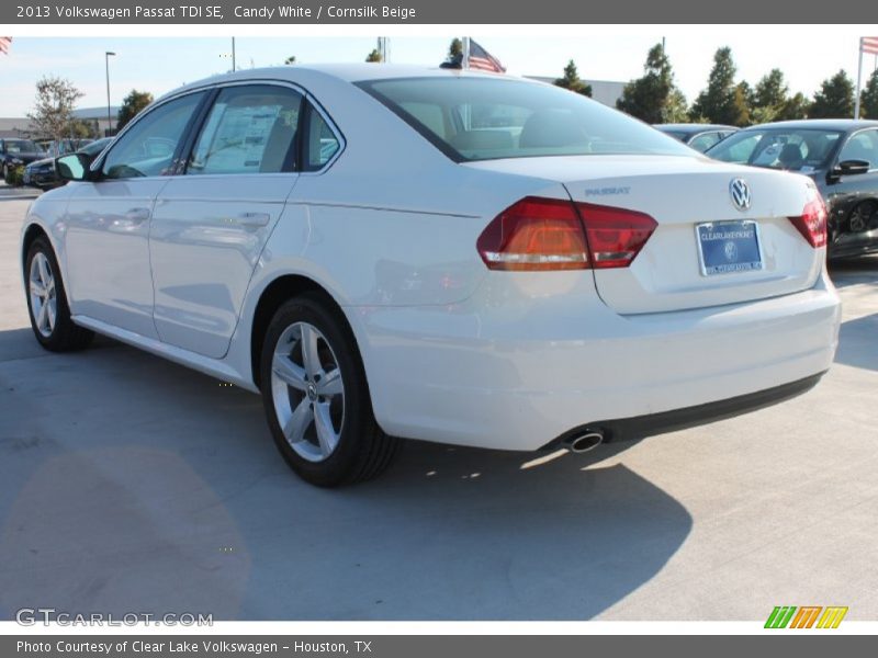 Candy White / Cornsilk Beige 2013 Volkswagen Passat TDI SE