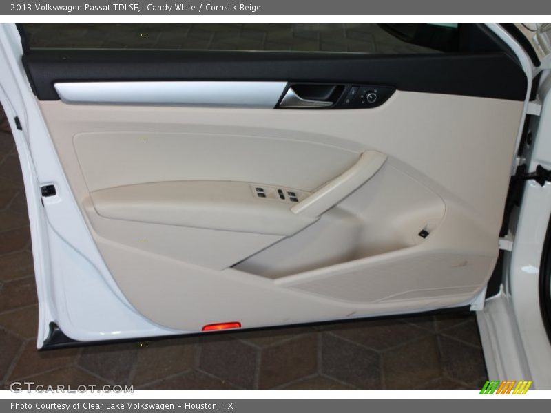Candy White / Cornsilk Beige 2013 Volkswagen Passat TDI SE