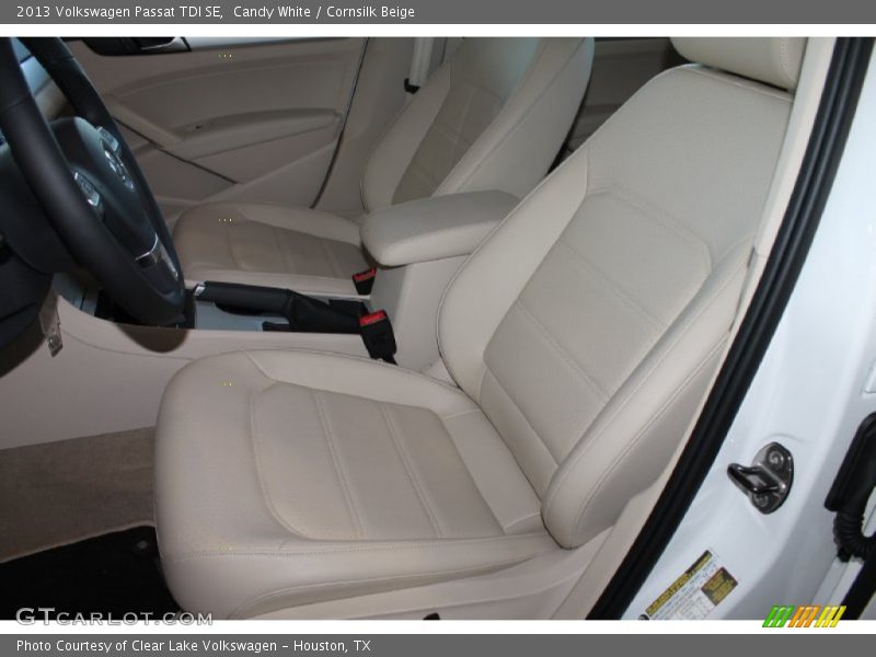 Candy White / Cornsilk Beige 2013 Volkswagen Passat TDI SE