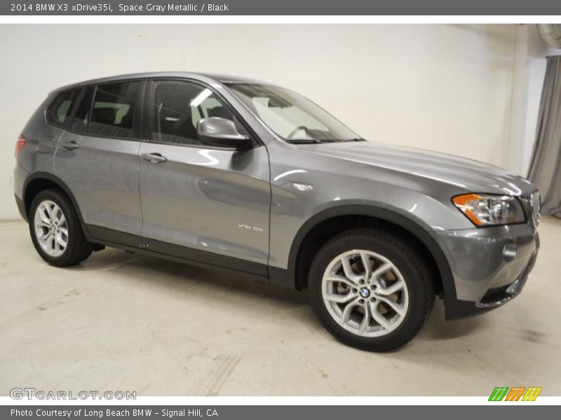 Space Gray Metallic / Black 2014 BMW X3 xDrive35i