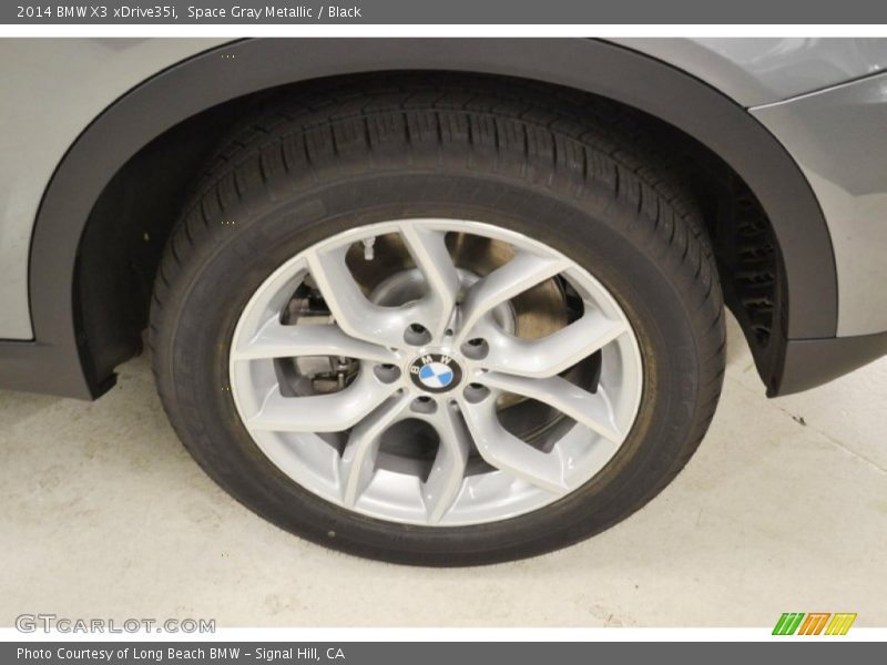 Space Gray Metallic / Black 2014 BMW X3 xDrive35i