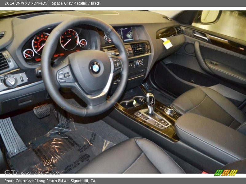 Space Gray Metallic / Black 2014 BMW X3 xDrive35i