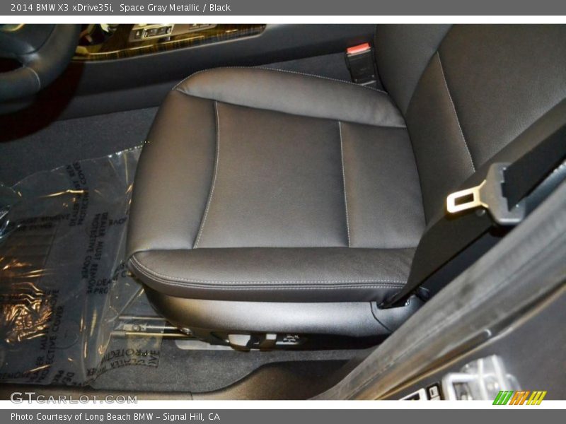 Space Gray Metallic / Black 2014 BMW X3 xDrive35i