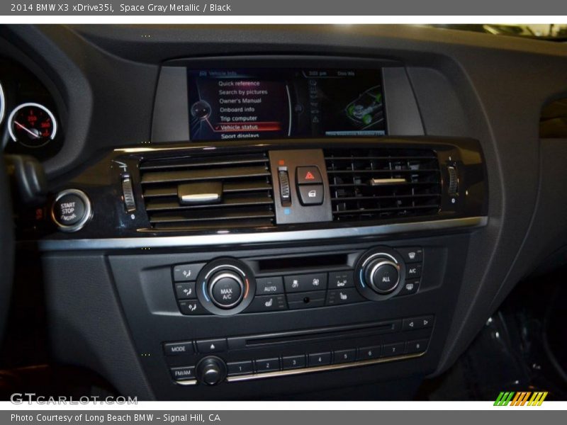 Space Gray Metallic / Black 2014 BMW X3 xDrive35i