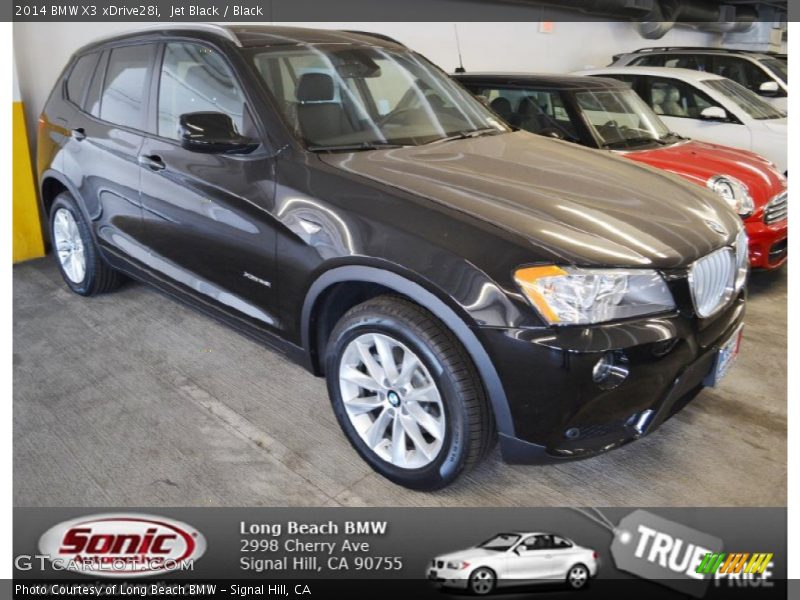 Jet Black / Black 2014 BMW X3 xDrive28i