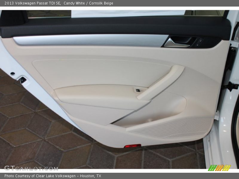 Candy White / Cornsilk Beige 2013 Volkswagen Passat TDI SE