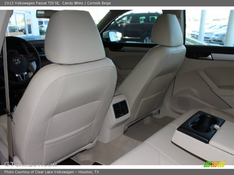 Candy White / Cornsilk Beige 2013 Volkswagen Passat TDI SE