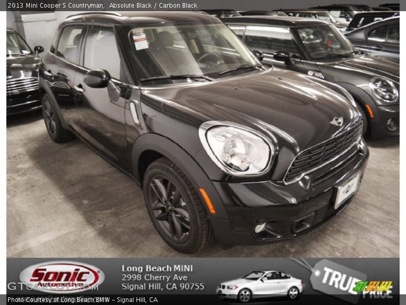 Absolute Black / Carbon Black 2013 Mini Cooper S Countryman