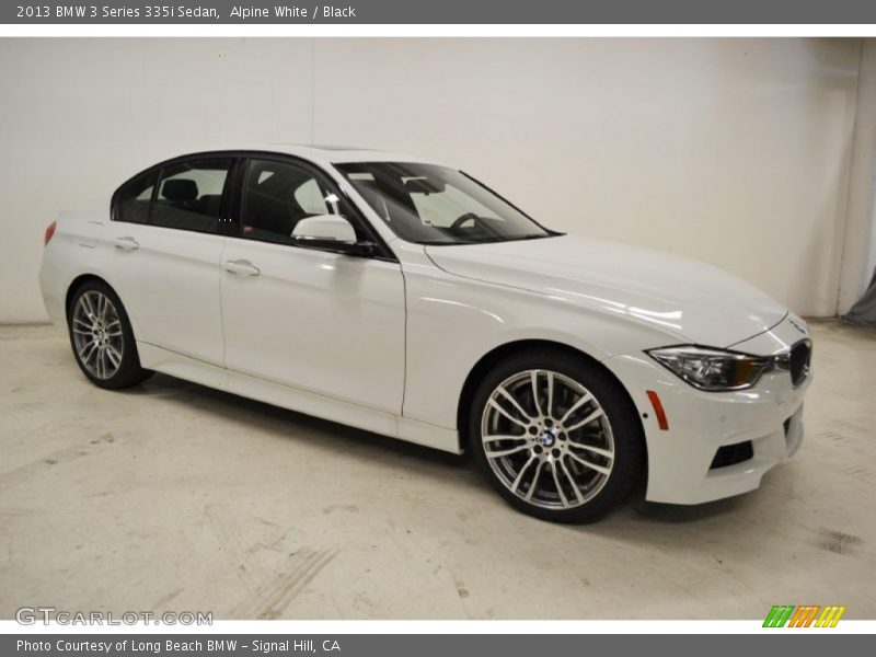 Alpine White / Black 2013 BMW 3 Series 335i Sedan