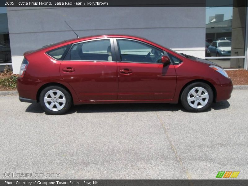 Salsa Red Pearl / Ivory/Brown 2005 Toyota Prius Hybrid