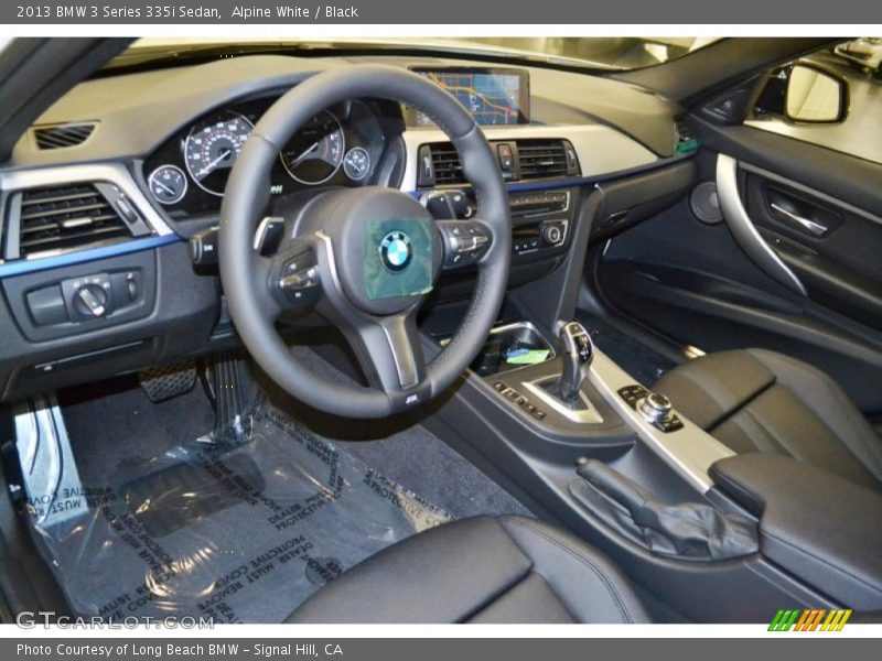 Alpine White / Black 2013 BMW 3 Series 335i Sedan