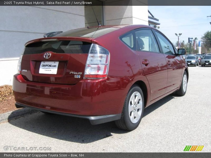 Salsa Red Pearl / Ivory/Brown 2005 Toyota Prius Hybrid