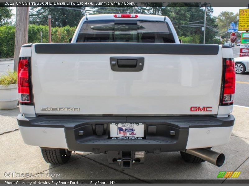 Summit White / Ebony 2013 GMC Sierra 3500HD Denali Crew Cab 4x4