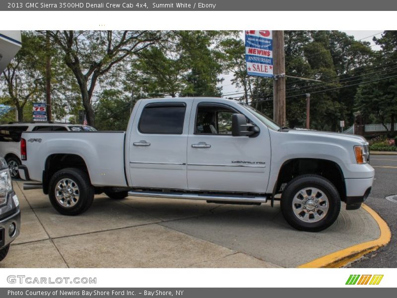 Summit White / Ebony 2013 GMC Sierra 3500HD Denali Crew Cab 4x4