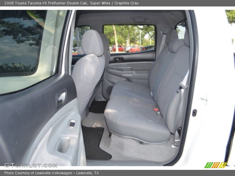 Super White / Graphite Gray 2008 Toyota Tacoma V6 PreRunner Double Cab