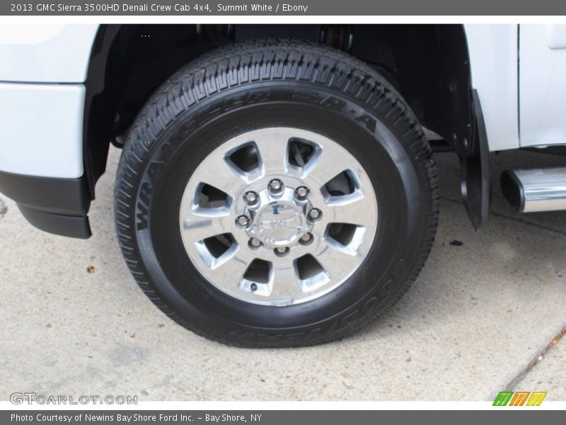 Summit White / Ebony 2013 GMC Sierra 3500HD Denali Crew Cab 4x4