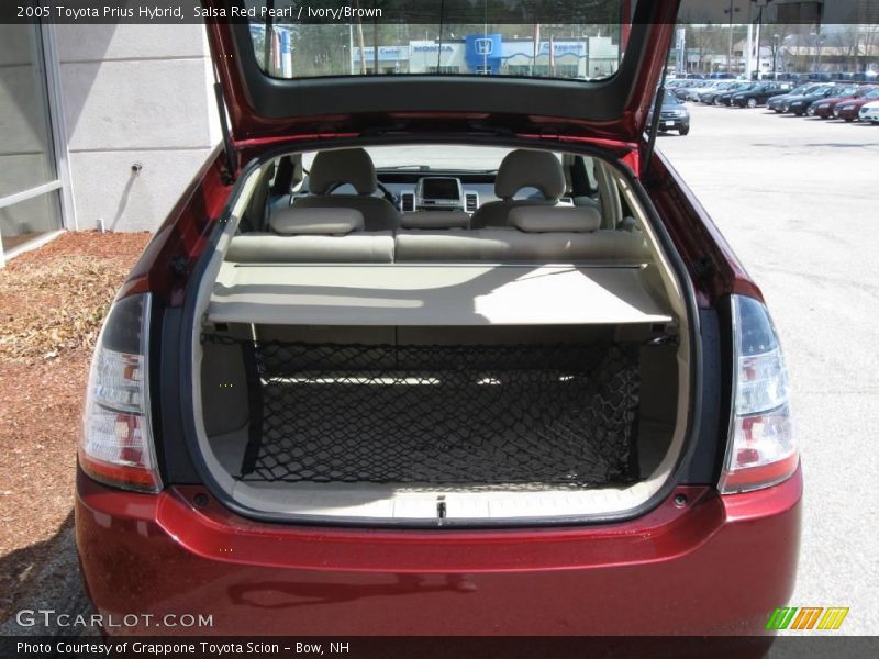 Salsa Red Pearl / Ivory/Brown 2005 Toyota Prius Hybrid