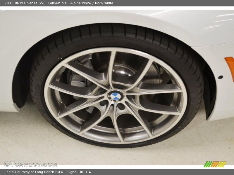 Alpine White / Ivory White 2013 BMW 6 Series 650i Convertible