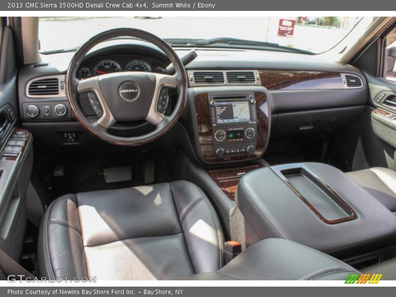 Summit White / Ebony 2013 GMC Sierra 3500HD Denali Crew Cab 4x4