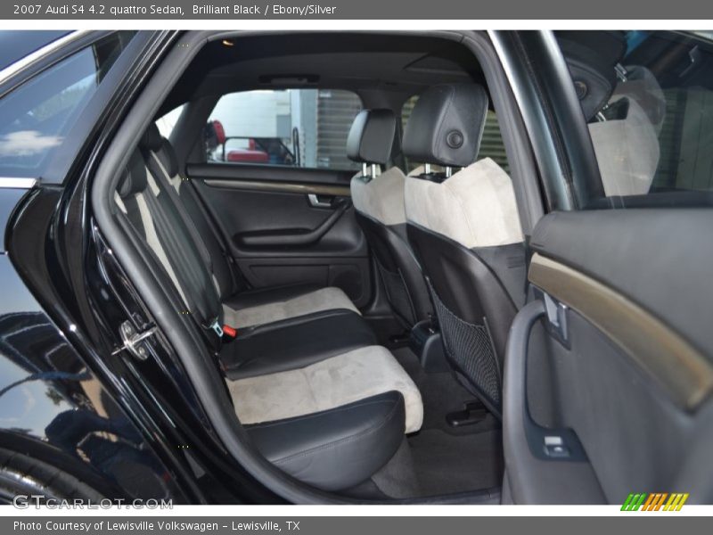 Brilliant Black / Ebony/Silver 2007 Audi S4 4.2 quattro Sedan
