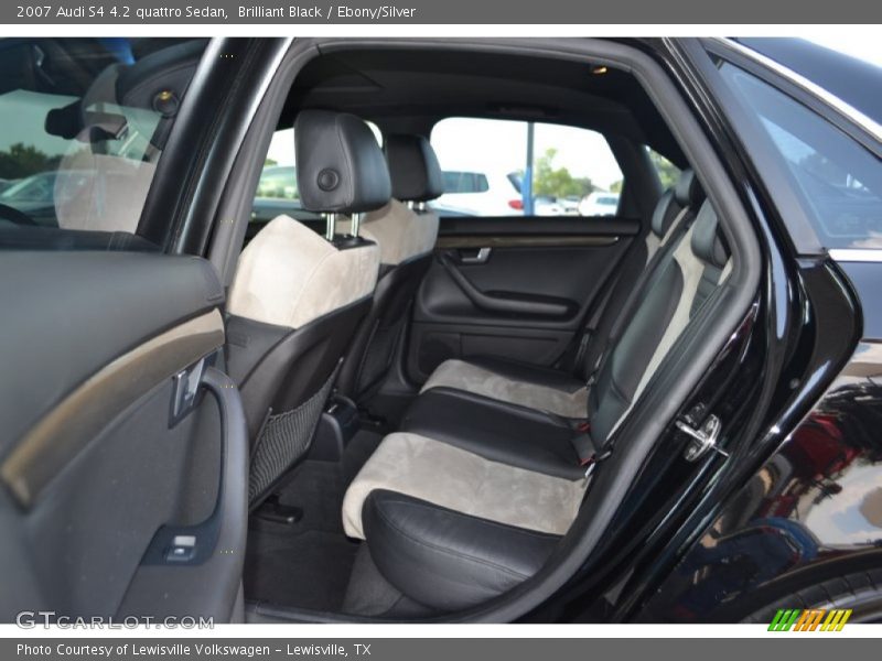 Brilliant Black / Ebony/Silver 2007 Audi S4 4.2 quattro Sedan