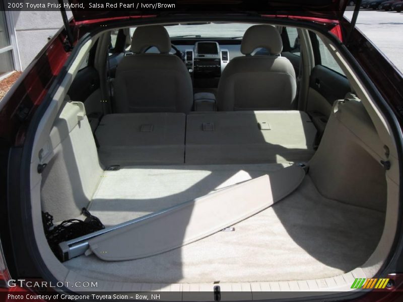 Salsa Red Pearl / Ivory/Brown 2005 Toyota Prius Hybrid