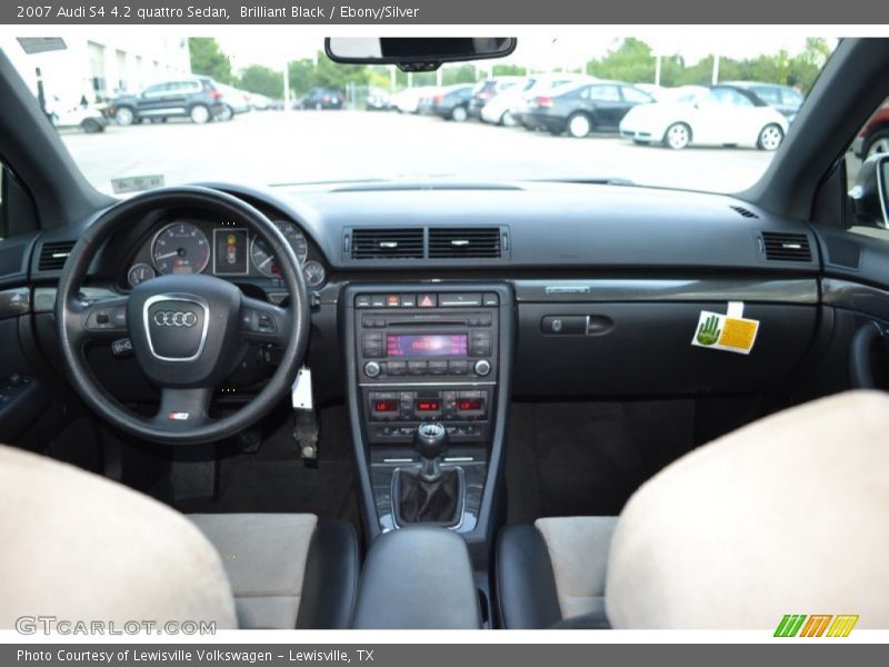 Brilliant Black / Ebony/Silver 2007 Audi S4 4.2 quattro Sedan