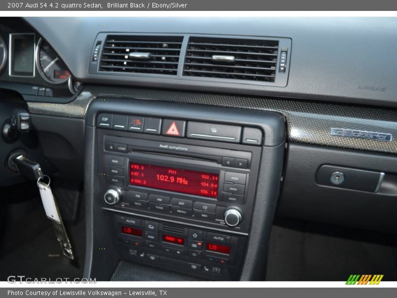 Brilliant Black / Ebony/Silver 2007 Audi S4 4.2 quattro Sedan