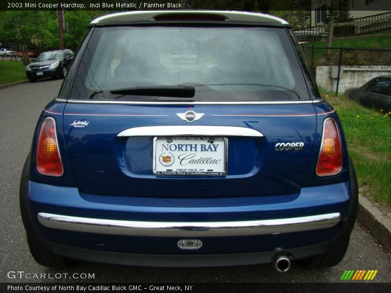 Indi Blue Metallic / Panther Black 2003 Mini Cooper Hardtop
