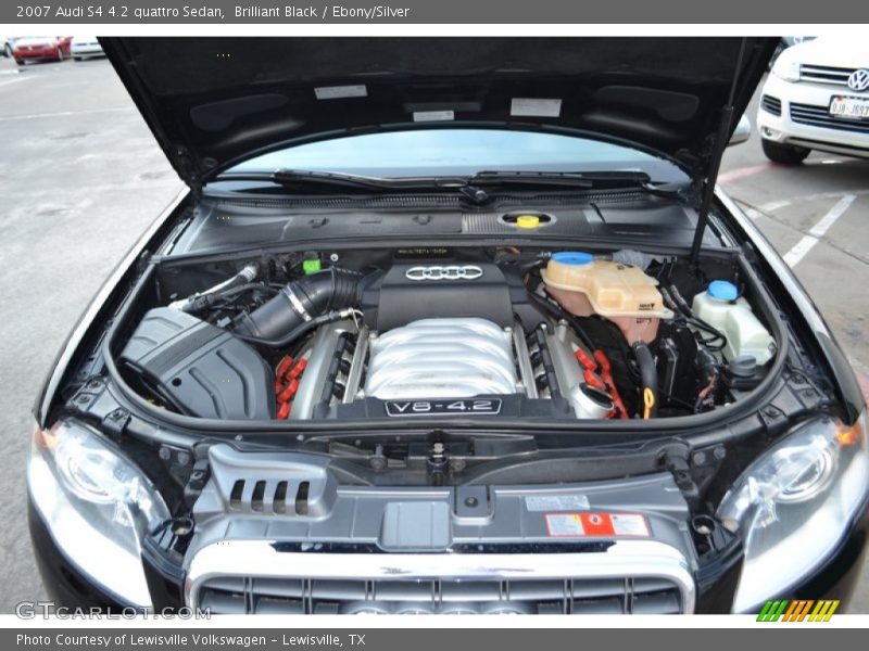 Brilliant Black / Ebony/Silver 2007 Audi S4 4.2 quattro Sedan