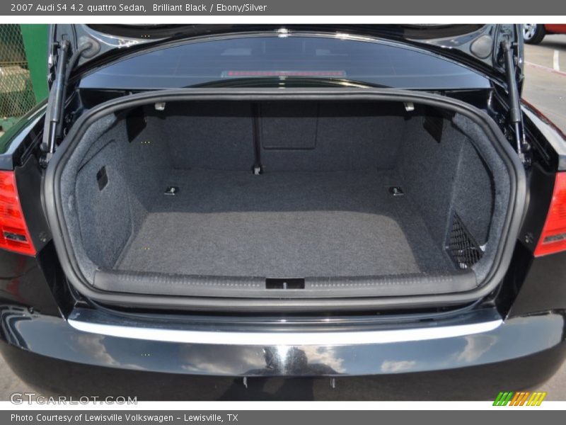 Brilliant Black / Ebony/Silver 2007 Audi S4 4.2 quattro Sedan