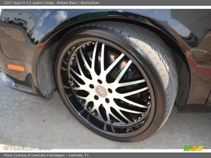 Brilliant Black / Ebony/Silver 2007 Audi S4 4.2 quattro Sedan
