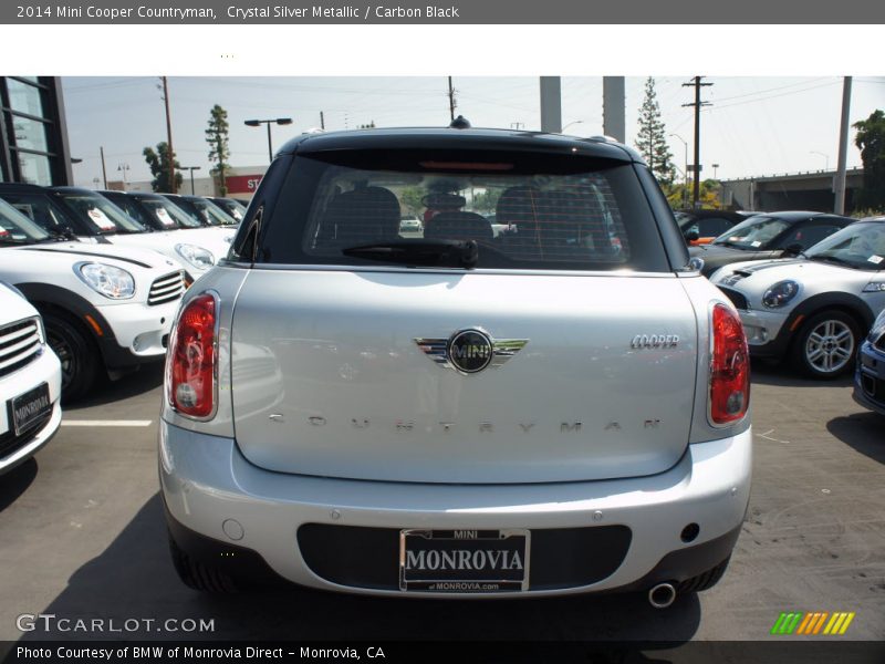 Crystal Silver Metallic / Carbon Black 2014 Mini Cooper Countryman