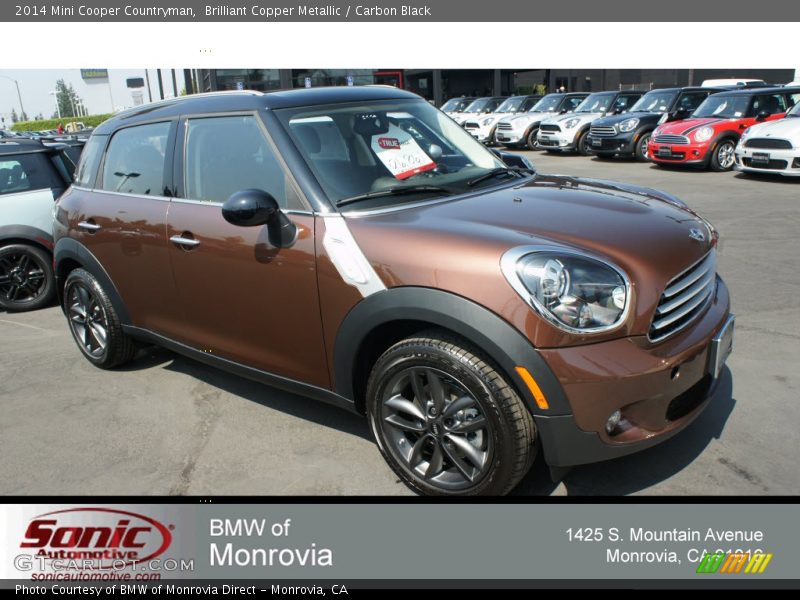 Brilliant Copper Metallic / Carbon Black 2014 Mini Cooper Countryman