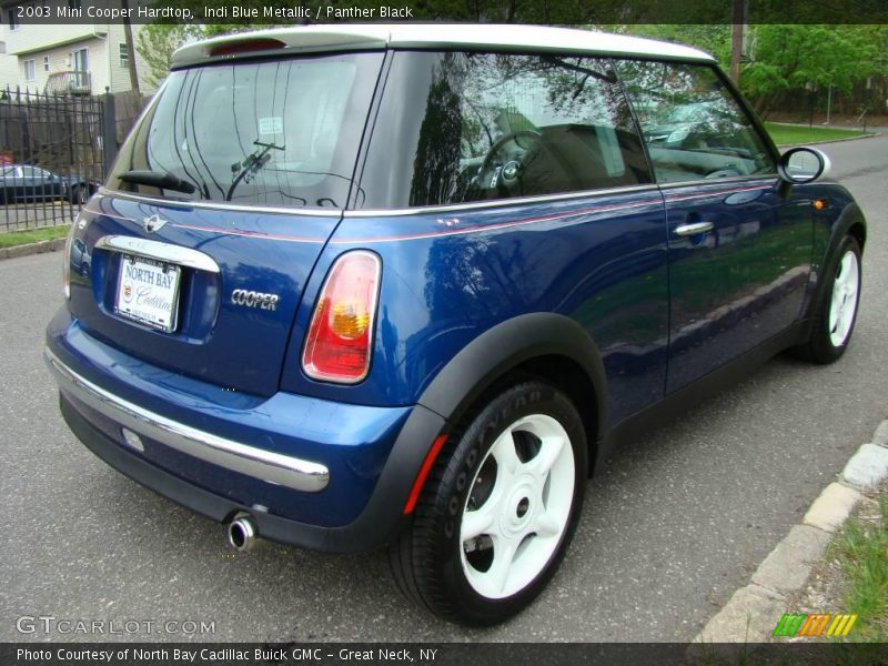 Indi Blue Metallic / Panther Black 2003 Mini Cooper Hardtop