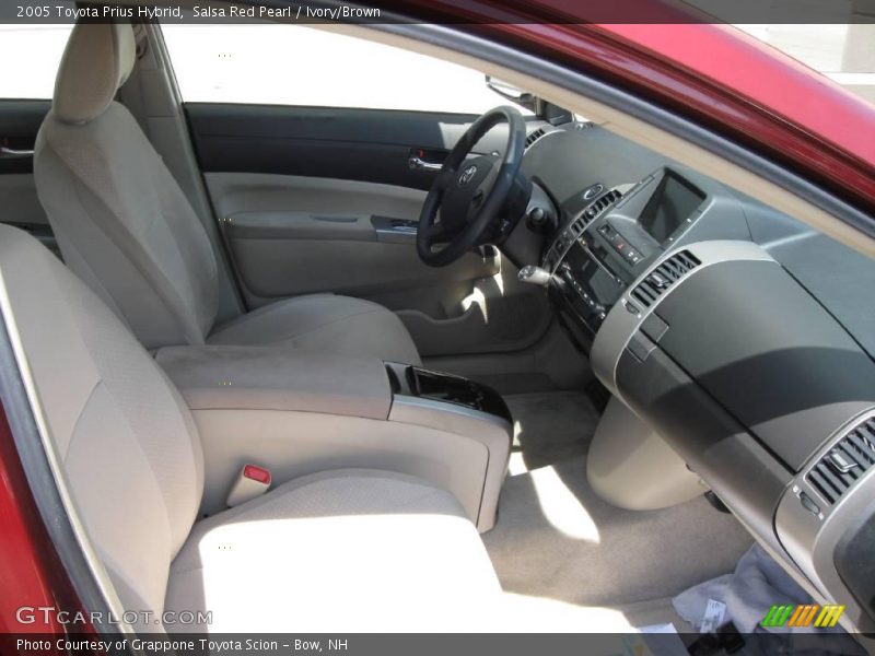 Salsa Red Pearl / Ivory/Brown 2005 Toyota Prius Hybrid