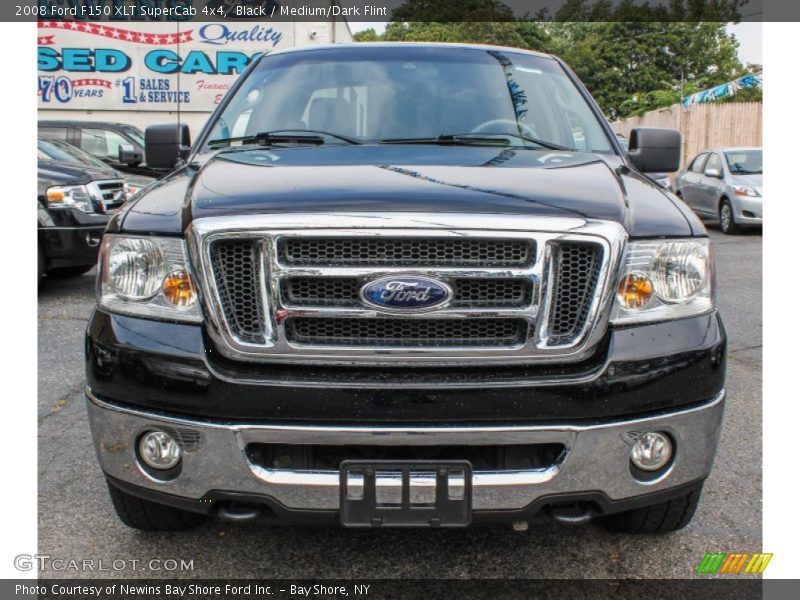 Black / Medium/Dark Flint 2008 Ford F150 XLT SuperCab 4x4