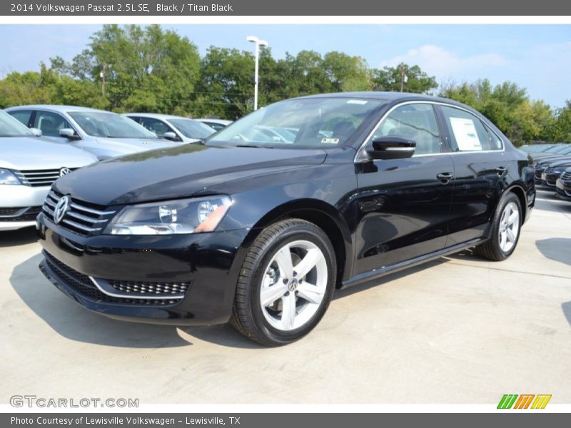 Black / Titan Black 2014 Volkswagen Passat 2.5L SE