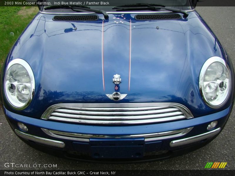 Indi Blue Metallic / Panther Black 2003 Mini Cooper Hardtop