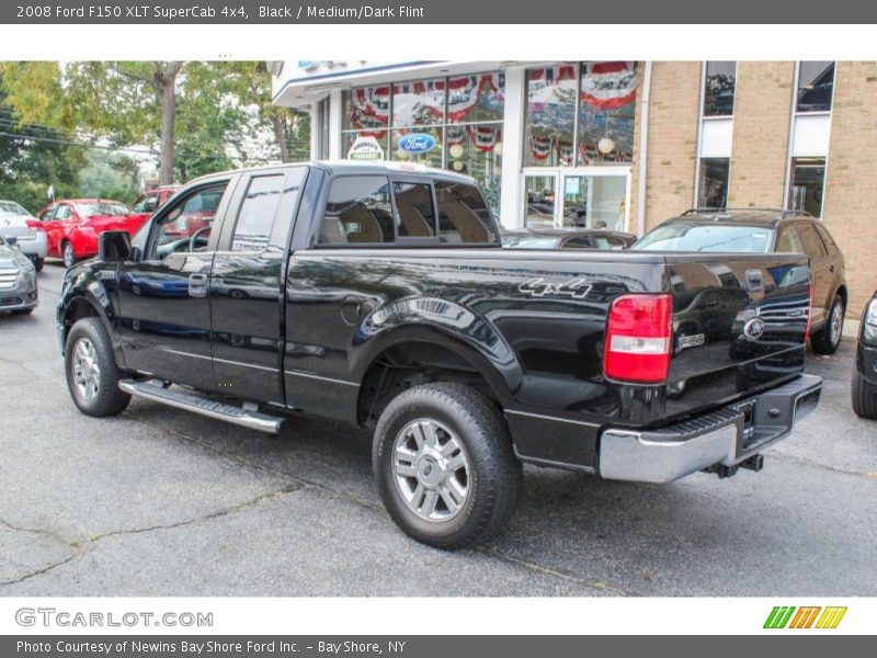 Black / Medium/Dark Flint 2008 Ford F150 XLT SuperCab 4x4