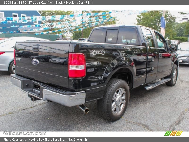 Black / Medium/Dark Flint 2008 Ford F150 XLT SuperCab 4x4