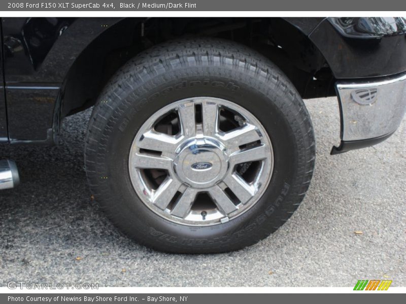 Black / Medium/Dark Flint 2008 Ford F150 XLT SuperCab 4x4
