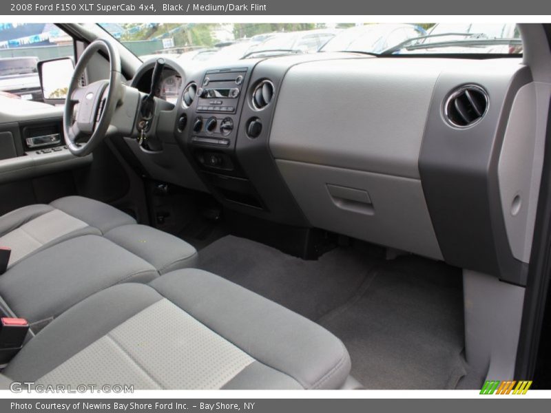 Black / Medium/Dark Flint 2008 Ford F150 XLT SuperCab 4x4