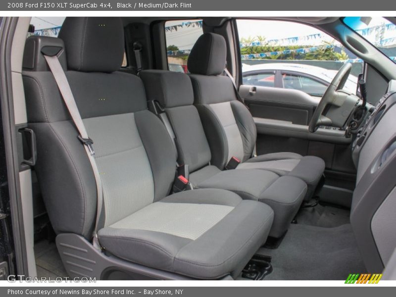 Black / Medium/Dark Flint 2008 Ford F150 XLT SuperCab 4x4