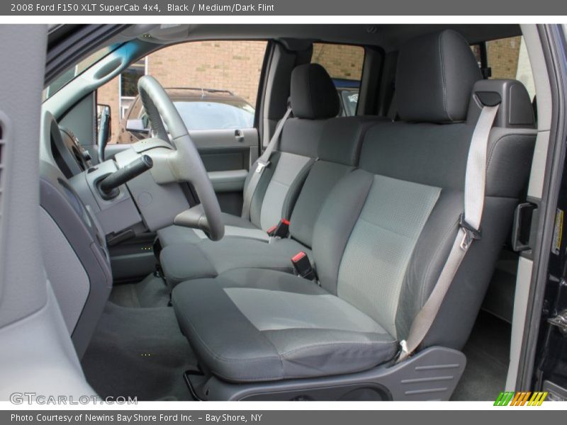 Black / Medium/Dark Flint 2008 Ford F150 XLT SuperCab 4x4