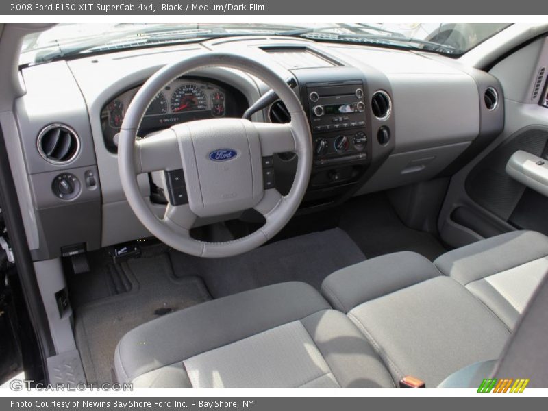 Black / Medium/Dark Flint 2008 Ford F150 XLT SuperCab 4x4