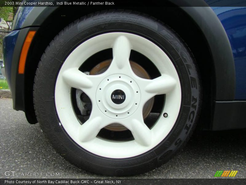 Indi Blue Metallic / Panther Black 2003 Mini Cooper Hardtop