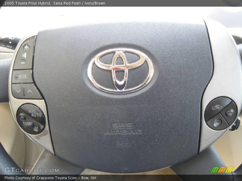Salsa Red Pearl / Ivory/Brown 2005 Toyota Prius Hybrid